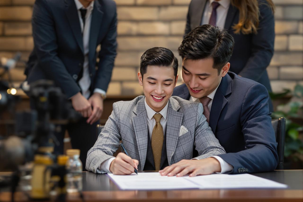 签约新生代演员陈思远，日韩国产欧美艺人矩阵再添新星